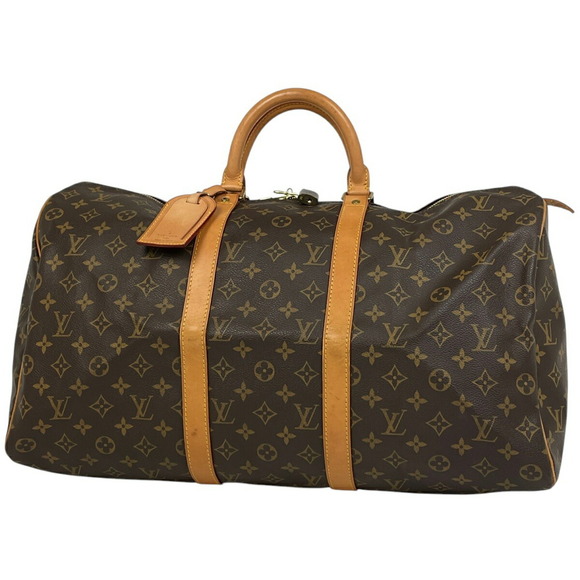 Louis Vuitton Handbags - Louis Vuitton Keepall Handbag Monogram Brown Travel Business Boston Bag